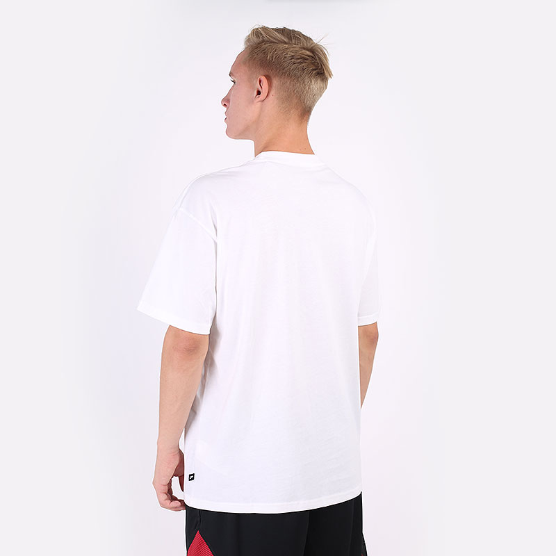 мужская белая футболка Jordan Giannis `Freak` Premium Basketball T-Shirt DJ1562-100 - цена, описание, фото 4